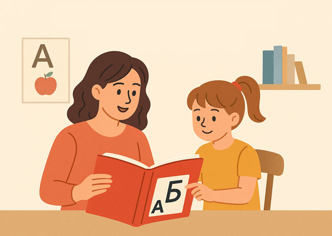 Как научить читать ребёнка 6 лет