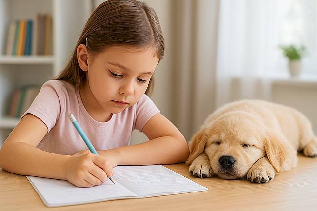 Как научить ребёнка красиво писать