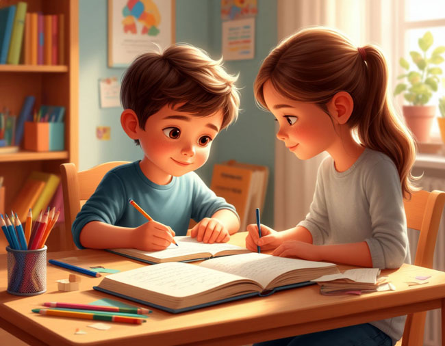 Как научить ребёнка писать сочинение