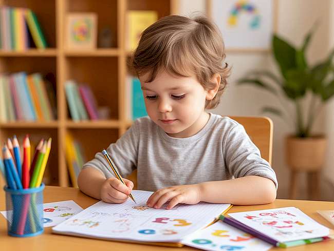 Как научить ребёнка правильно писать