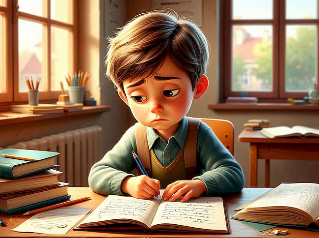 Ребенок знает правила, но пишет с ошибками