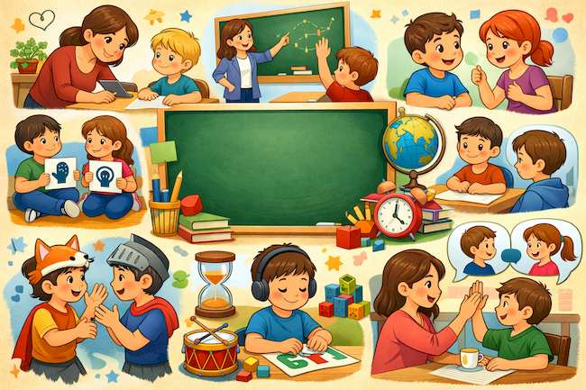 Как научить ребенка правилам поведения на уроке